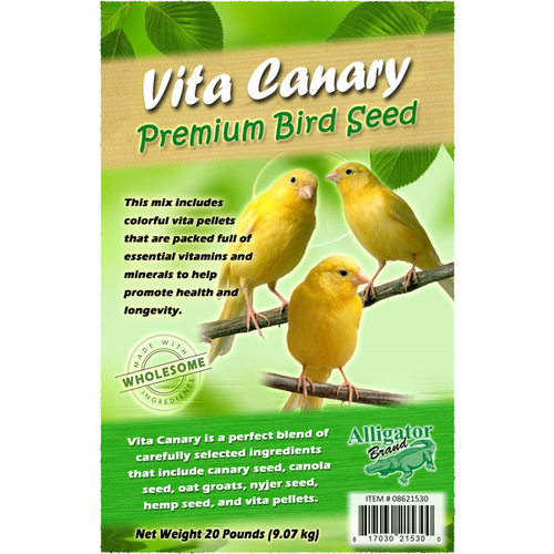 Vita Canary Premium Bird Seed 20-lbs