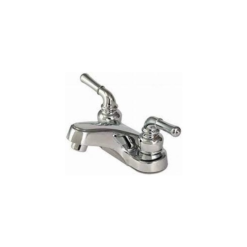 Empire Faucets U-YCH77-E 4 in. Non-Metal Lavatory Faucet with Teapot Handles - Chrome