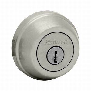 Double Cylinder Deadbolt with New Chassis with RCAL Latch and RCS Strike Satin Nickel Finish