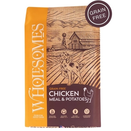 Midwestern Pet Foods Inc. 2100096 Wholesomes Grain-Free Chicken Meal & Potatoes - 35 lbs. Bag