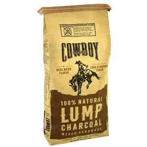 AMG GLOBAL DISTRIBUTION 13518 Cowboy Hardwood Lump Charcoal - Bag 18 lbs.
