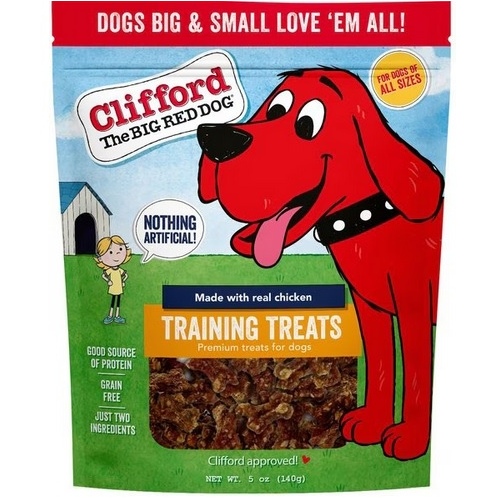 Jack & Pup CCTT05 Clifford Soft & Chewy Chicken Training Treats - 5 oz Bag