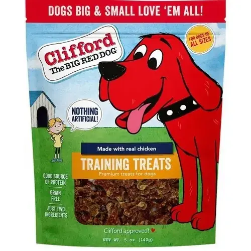 Jack & Pup CCTT05 Clifford Soft & Chewy Chicken Training Treats - 5 oz Bag