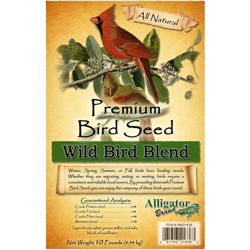 Bird Seed - Premium Wild Bird Blend 10-lbs