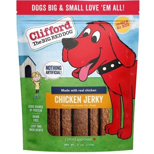 Clifford Soft & Chewy Chicken Jerky Dog Treats - 6 oz Bag