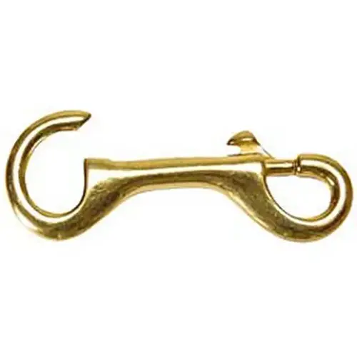 Aime Imports 10164B Bolt Snap 4" with Open End Eye - Brass Plated Iron 232B