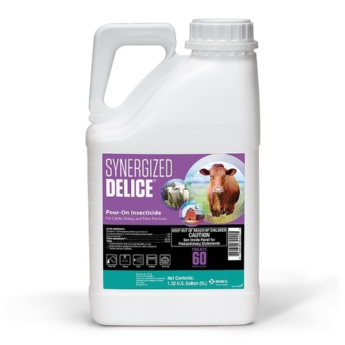 SAFEGUARD 007-168042 Synergized Delice Pour-On Insecticide - 5L / 1.32 Gallons