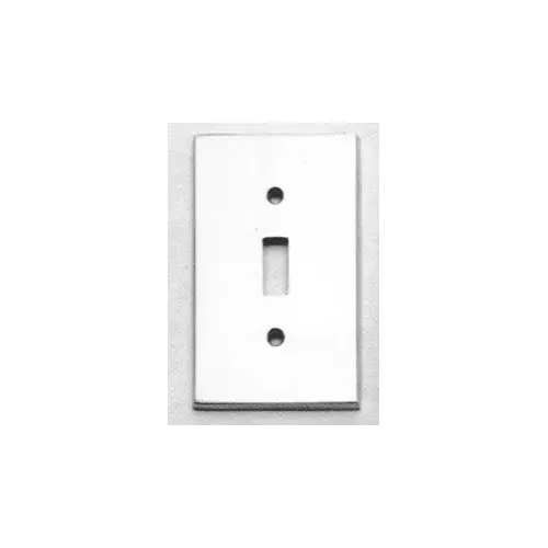 Single Toggle Modern Switchplate Bright Chrome Finish