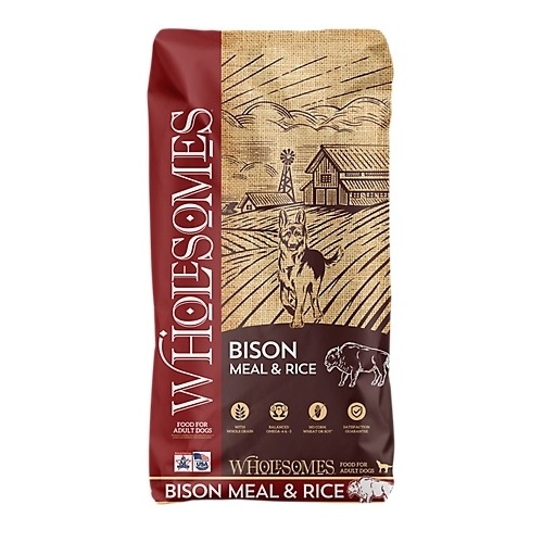 Midwestern Pet Foods Inc. 2100180 Wholesomes Bison Meal & Rice - 35 lbs. Bag