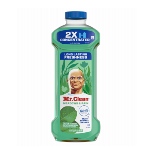 MR. CLEAN 3700078429 Multi-Surface Cleaner Meadows and Rain Scent Liquid 23 oz