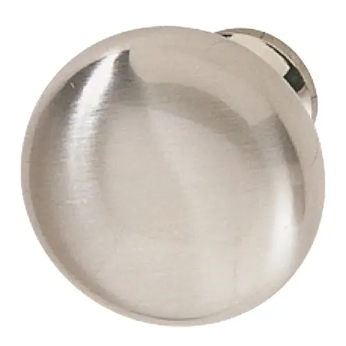 Knob Zinc alloy, Stainless steel effect, brushed, Height: 28 mm, Knob diameter: 31 mm Stainless steel effect, brushed