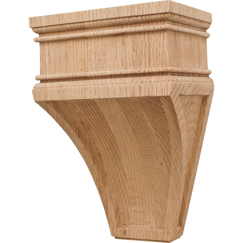 Corbel, 9 x 5 7/8 x 4" (H x W x D) Oak Oak Arcadian Collection, Oak