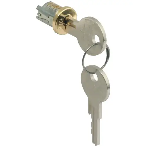 Snap-In Lock Core, Keyed Alike 106 TA Timberline- modular removable core locking system, Polished brass, key change 106TA Polished brass