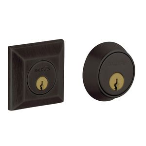 Cody Squared Double Cylinder Deadbolt Oil Rubbed Bronze Finish