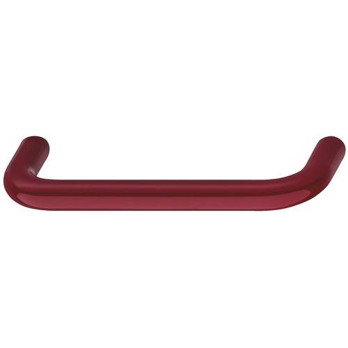 Handle, Polyamide 128 138 x 35 mm HEWI, Dim. A: 138 mm, dim. B: 35 mm, dim. C: 128 mm, glossy ruby red Ruby red, glossy