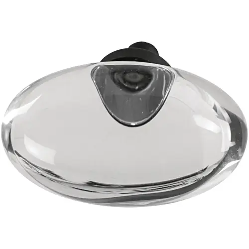 Knob, Glacio Length: 44 mm, Width: 25 mm, Height: 30 mm , Base: Black, bronzed, , Inlay: clear lacquered