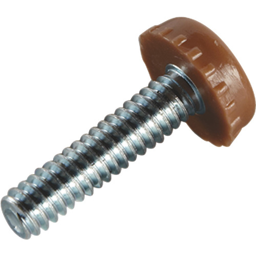 Base Leveler, 1/4" - 20 mm x 1" Brown Brown, Zinc