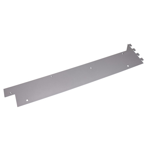 Drawer Bracket Set, Coloma 1 1/2" Depth: 14", 1 1/2" shelf thickness, silver Powder-coated silver