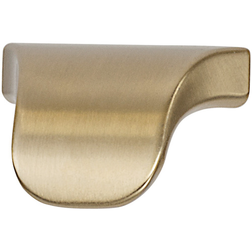 Knob, Elite Zinc alloy, matt, Gold colored, Length: 35 mm, Width: 23 mm, Height: 23 mm, Hole spacing: 16 mm Gold colored, matt