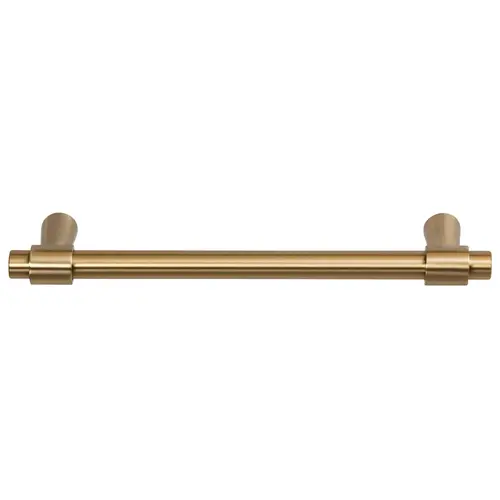 Handle, Zinc 128 157 x 33 mm Destine Collection, Champagne bronze, 128 mm CTC Champagne colored