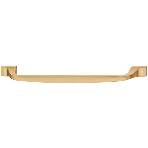 Handle, Brass 192 227 x 29 mm M4 Beaulieu Collection, Brushed brass, CTC 192 mm brass plated, matt brushed