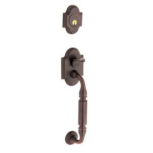 BALD CANTERBURY HANDLE X 5020 KNOB X SGL CYL, Venetian Bronze