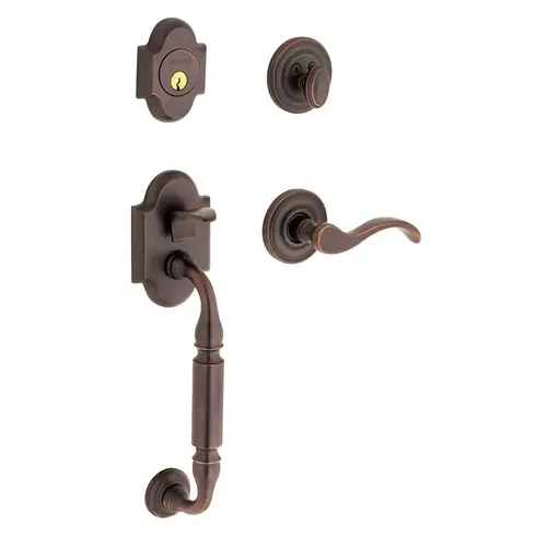 Estate Canterbury Tubular Handleset Venetian Bronze