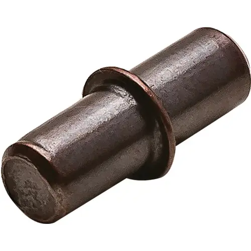 Shelf Support, diameter 5 mm Steel, load-bearing capacity 75 lbs, with lip, Bronzed Bronze colored