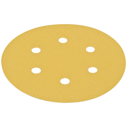 Abrasive Paper Disc, 6" Hook-N-Loop, 6 Holes P240 P240