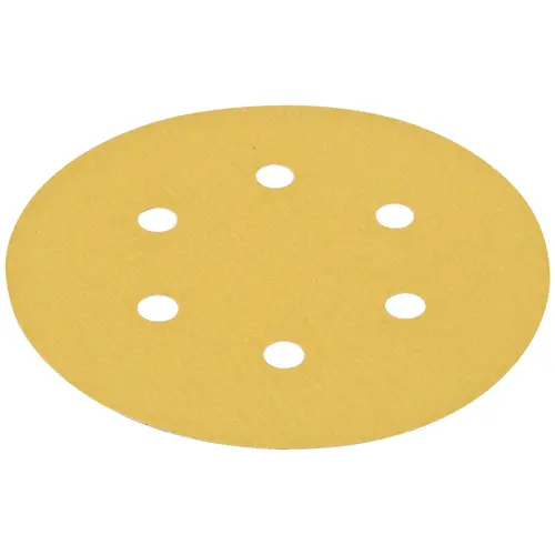 Abrasive Paper Disc, 6" Hook-N-Loop, 6 Holes P100 P100