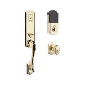 BALD EVOLVED BETHPAGE X 5077 KNOB X SGL CYL, Lifetime PVD Polished Brass