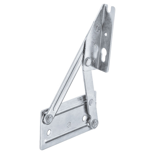 Bench Seat Hinge, for Light Weight Seat Tops, without Spring for lightweight seat panels, steel, yellow galvanized Pair Zinc plated