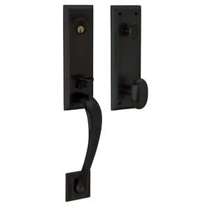 Cody 3/4 Emergency Egress Single Cylinder Tubular Handleset Satin Black Finish