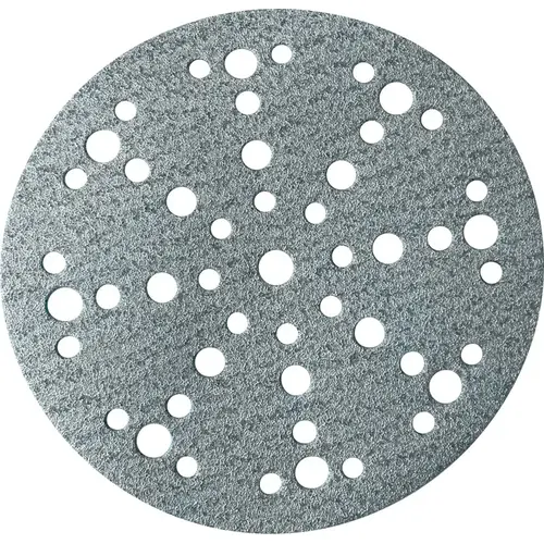 Ceramic Blue Aluminum Oxide Disc, 6", 49 holes P400 400 grit