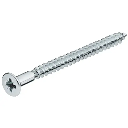 Flat Countersunk Head Screw, Hospa, countersunk head, PZ, zinc plated, central hole 2.5 mm 1" Length: #9 x 1" Zinc plated