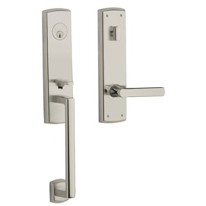 BALD SOHO HANDLE X 5485V X SGL X RH, Lifetime PVD Polished Nickel