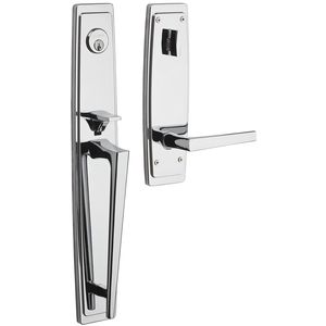 BALD PALM SPRINGS HANDLE X L024 LVR X SGL X LH, Polished Chrome