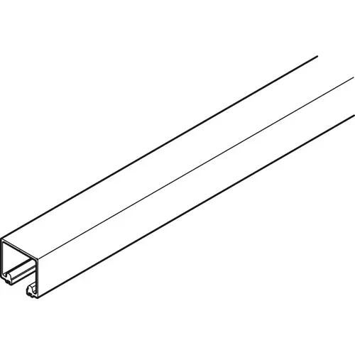 Lower Guide Channel, Polyproplene, Black 9' 10 1/8" Al Fresco Summit, Length: 3 m (9' 10 1/8")