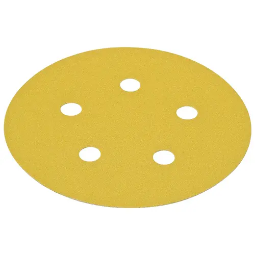 Abrasive Paper Disc, 5" Aluminum Oxide, Hook-N-Loop, 5 Holes P60 P60