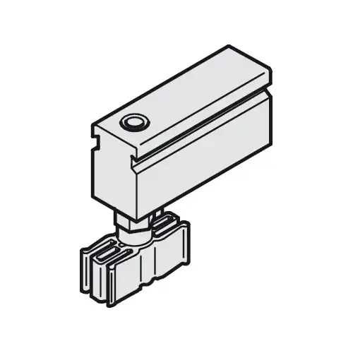 Lower Guide, with Slider and Suspension Block For Hawa Junior, Plastic