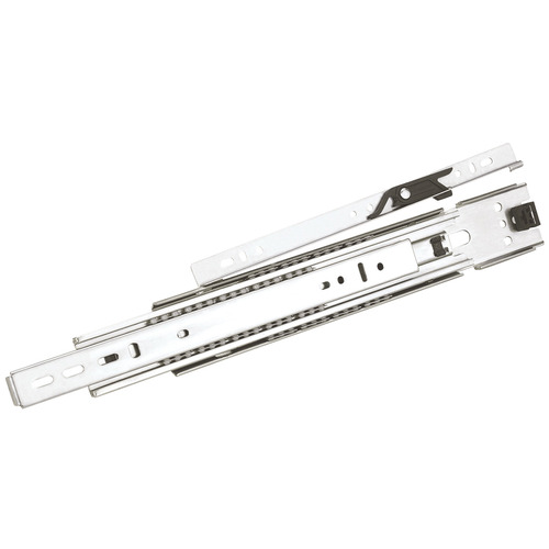 Accuride 3017 Telescopic Side Mounted Slide, 1" Overtravel; 100 lbs Weight Capacity 19" 18" 18" Zinc Pair