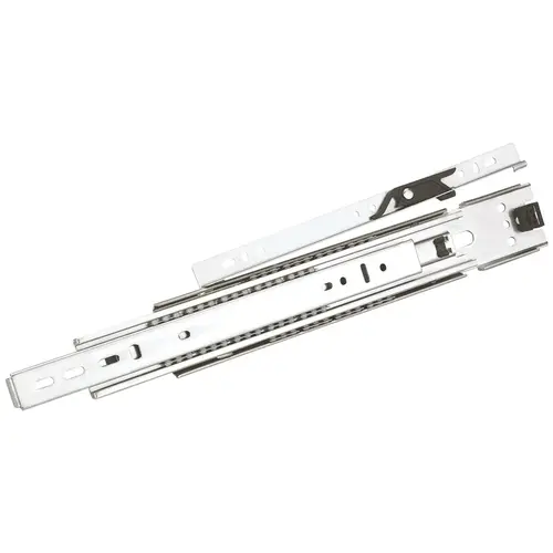 Accuride 3017 Telescopic Side Mounted Slide, 1" Overtravel; 100 lbs Weight Capacity 17" 16" 16" Zinc Pair