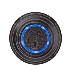 Second Generation Kevo Bluetooth Enabled Deadbolt SmartKey with RCAL Latch and RCS Strike Venetian Bronze Finish