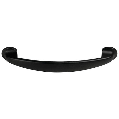 Handle, Zinc 128 152 x 29 mm Carmel Collection, Matt black, 128 mm CTC Black, matt