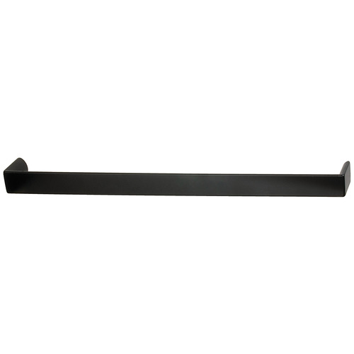 Appliance Handle, Zinc 320 328 x 30 mm Affinity Collection, matt black, 320 mm CTC Black, matt