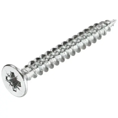 Flat Head Screw, Hospa, countersunk head, PZ, fully threaded 5 mm 13 mm 3 mm Countersunk head, Galvanized, Length: 13 mm, Thread diameter 3 mm Zinc plated