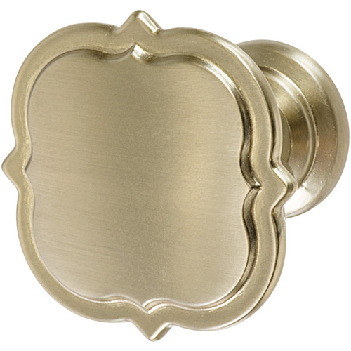 Knob, Grace Revitalize, BP36628BBZ 30 mm 35 mm Zinc alloy, Gold colored, Height: 30 mm, Knob diameter: 35 mm Gold colored