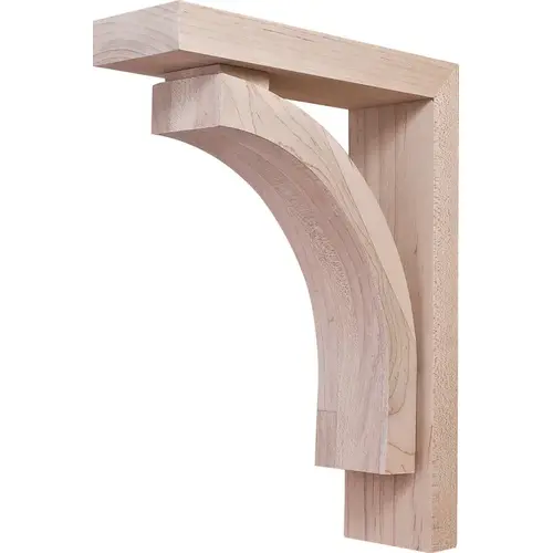 Corbel, 2 7/8" x 9" x 12" Maple Maple Prairie Collection, Maple Unfinished