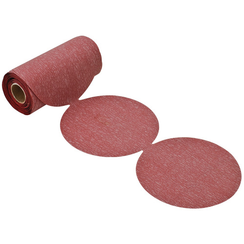 Abrasive Disc, PSA 6", Aluminum Oxide, no Holes P80 Premier Red, 80 grit - pack of 4