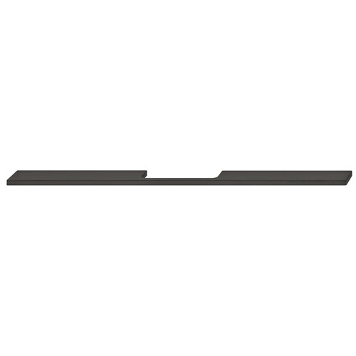 Handle, Aluminum 384, 160 500 x 30 mm Neoteric Collection, Matt black, CTC 384 mm Black, Chrome plated, matt